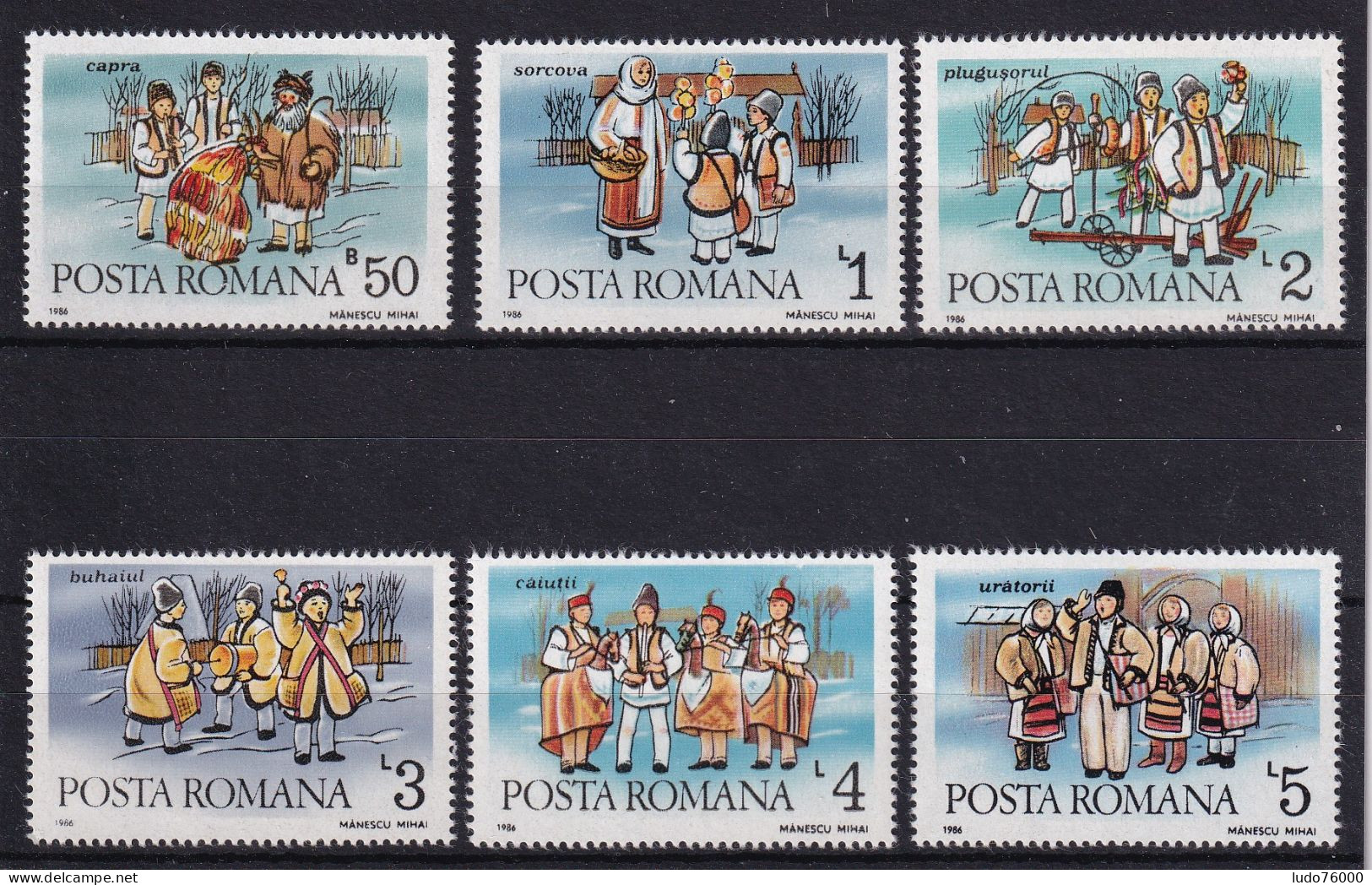 D 785 / ROUMANIE / LOT N° 3718/3723 NEUF** COTE 6€ - Lotes & Colecciones