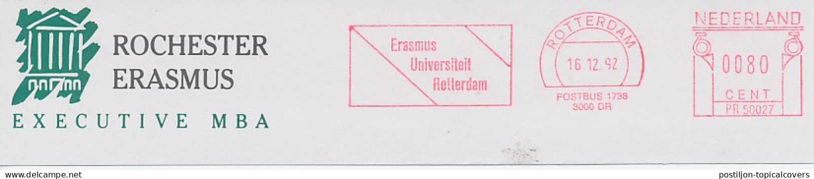 Meter Top Cut Netherlands 1992 Erasmus University Rotterdam - Zonder Classificatie