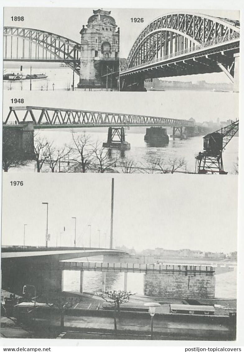 Postal Stationery / Postmark Germany 1976 Bridge - Bridges