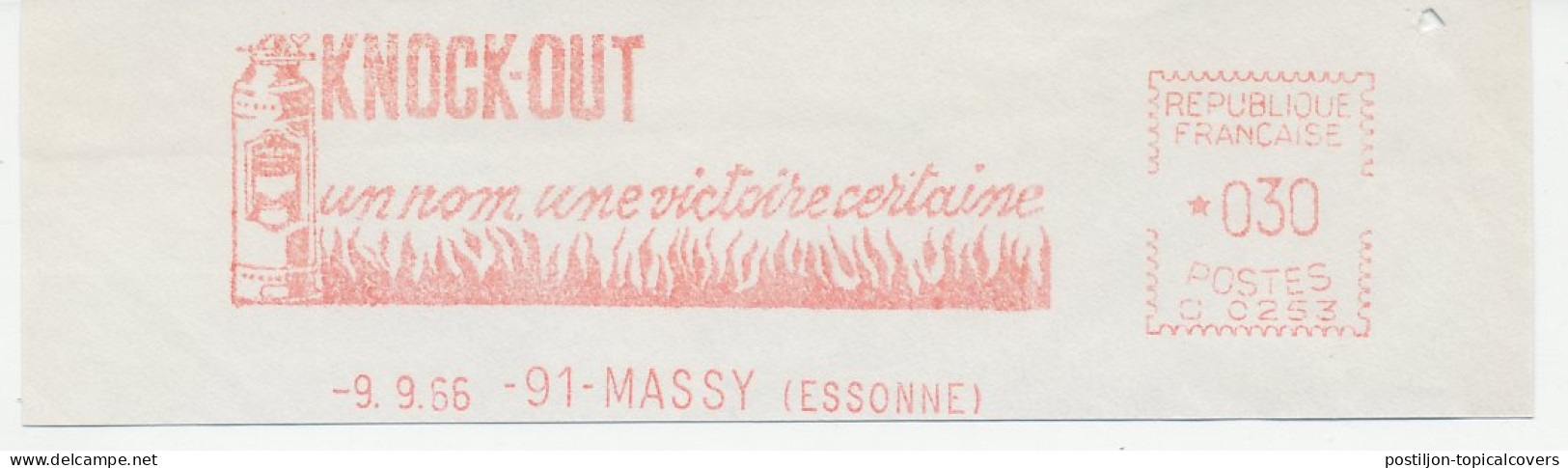 Meter Cut France 1966 Fire Extinguisher - Pompieri