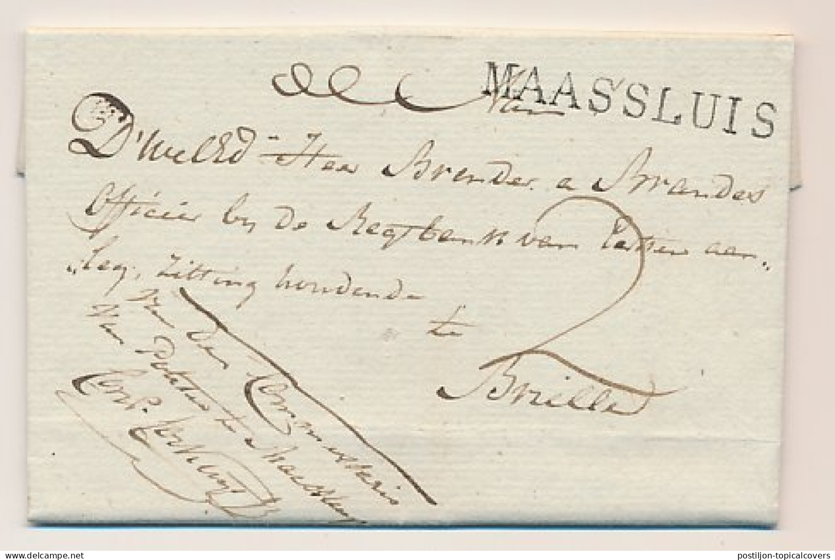 MAASSLUIS - Brielle 1815 - ...-1852 Voorlopers