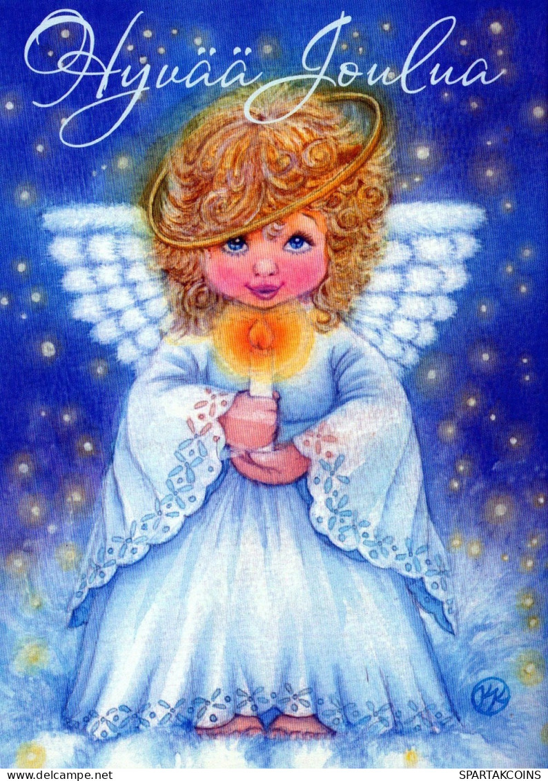 ANGEL CHRISTMAS Holidays Vintage Postcard CPSM #PAH616.GB - Anges