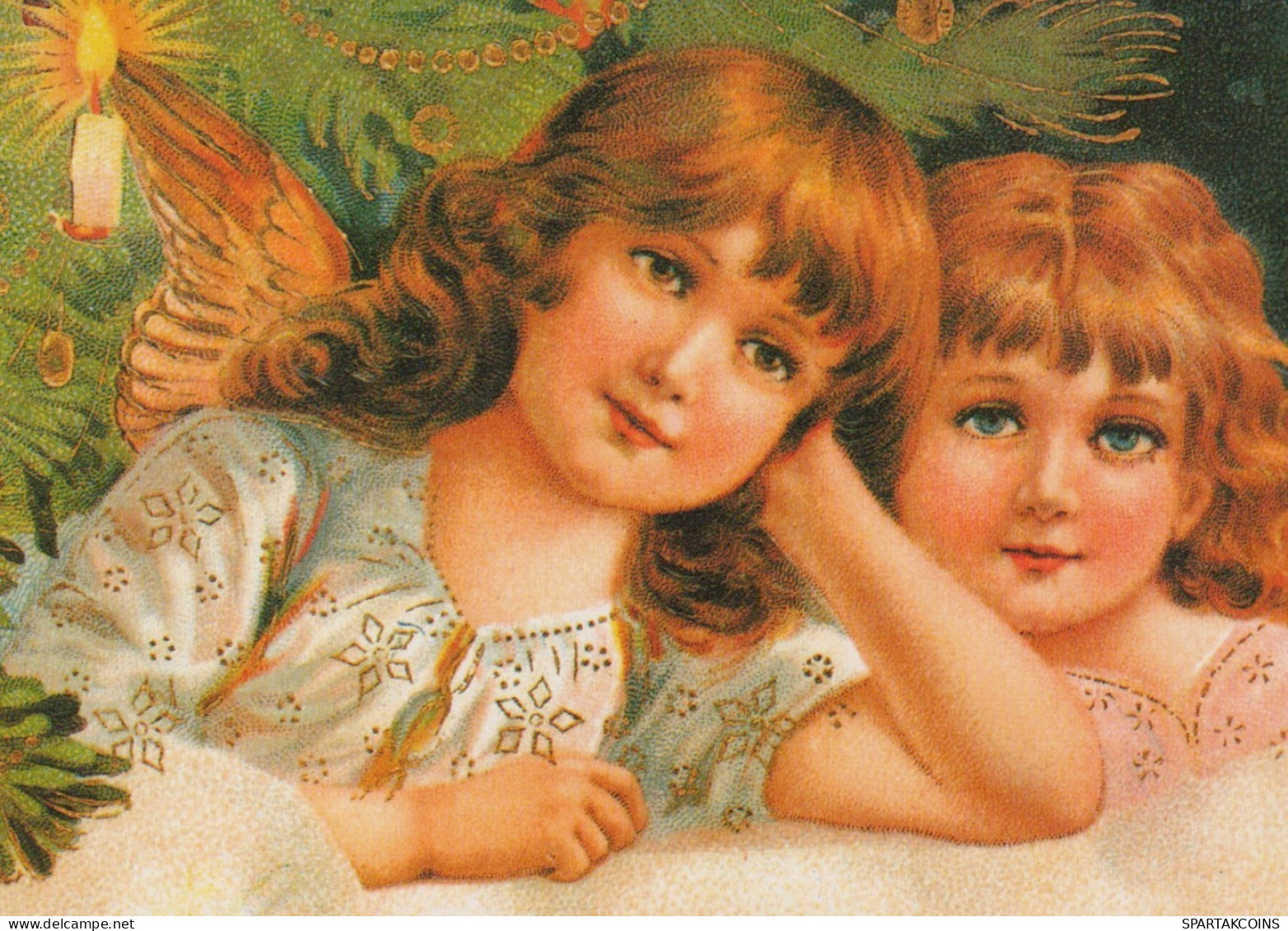 ANGEL CHRISTMAS Holidays Vintage Postcard CPSM #PAH045.GB - Anges