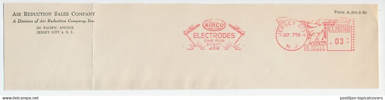 Meter Top Cut USA 1950 Welding Electrodes - Airco - Altri & Non Classificati