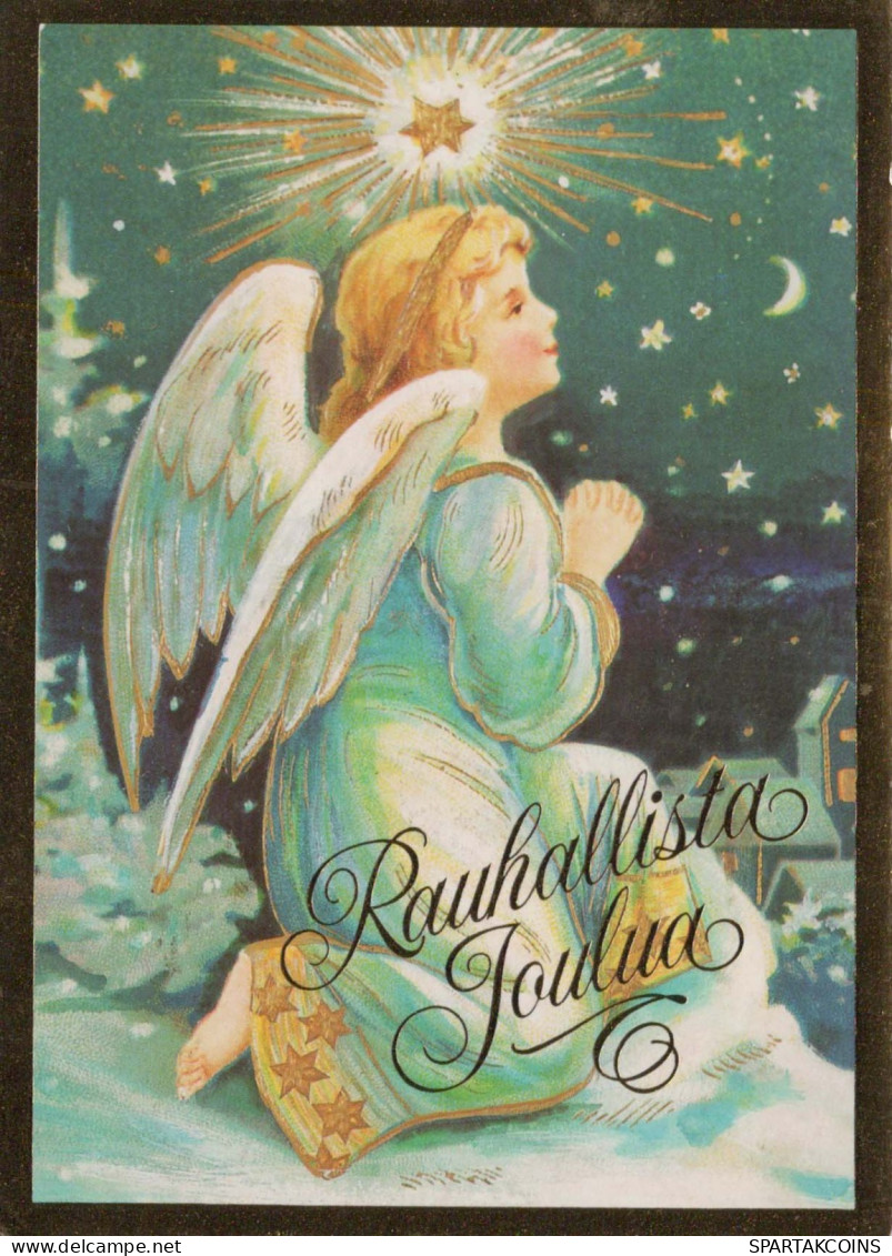 ÁNGEL Navidad Vintage Tarjeta Postal CPSM #PBP336.ES - Anges