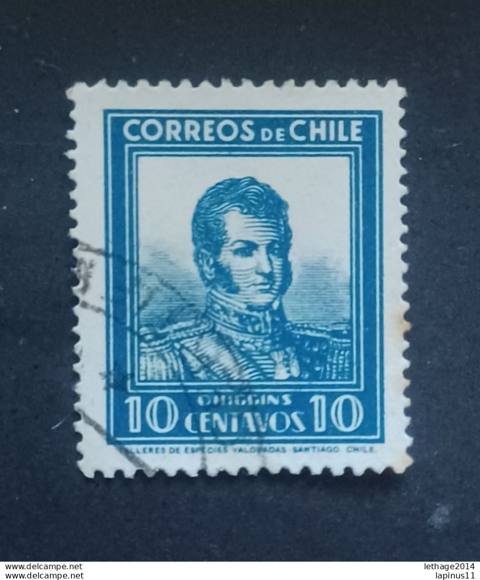 CILE 1932 BERNARDO O HIGGINS SCOTT N 182 WMK 215 POSITION ERROR INVERTED 3 SCANNERS - Chile