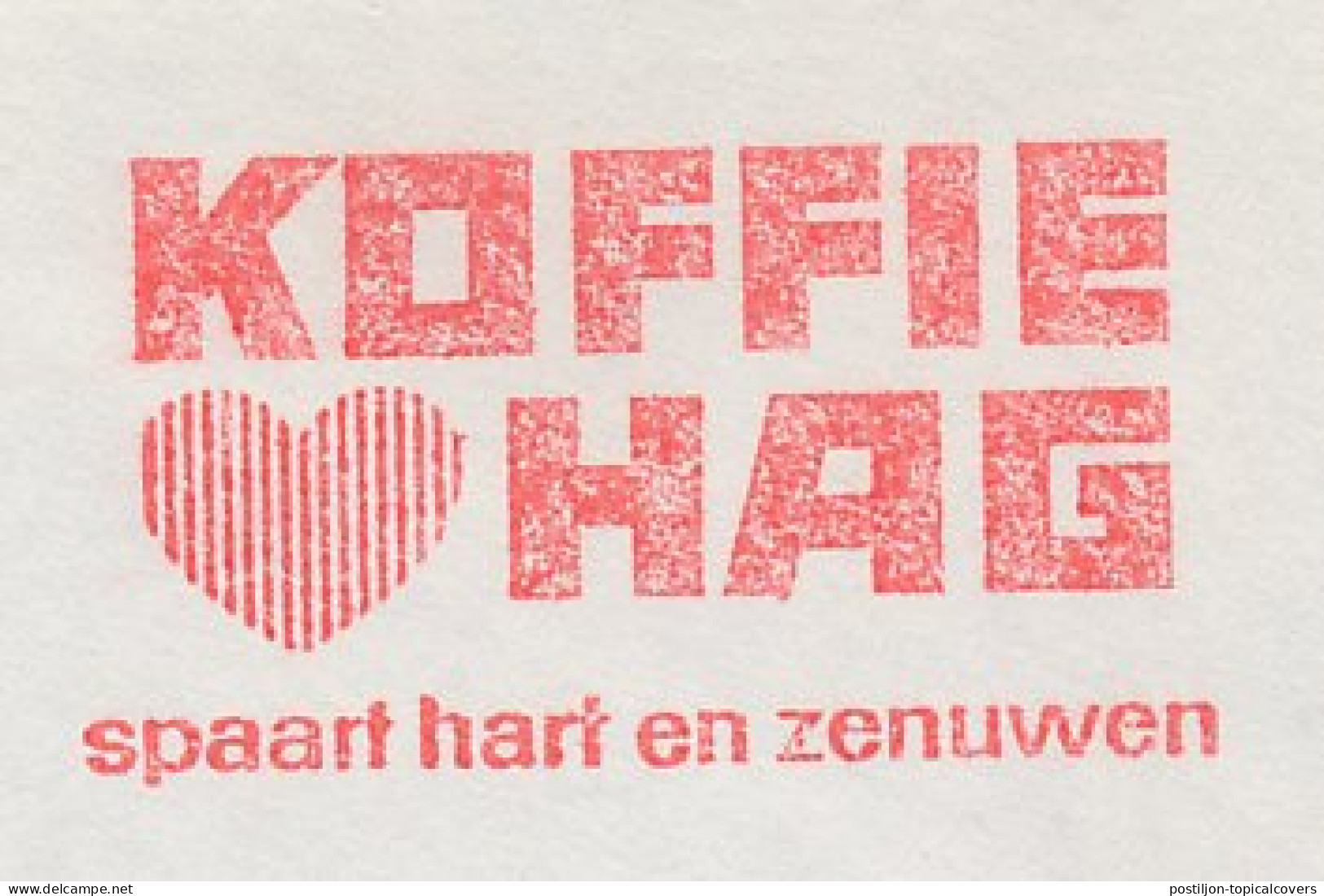Meter Cover Netherlands 1976 Coffee - Hag - Amsterdam - Andere & Zonder Classificatie