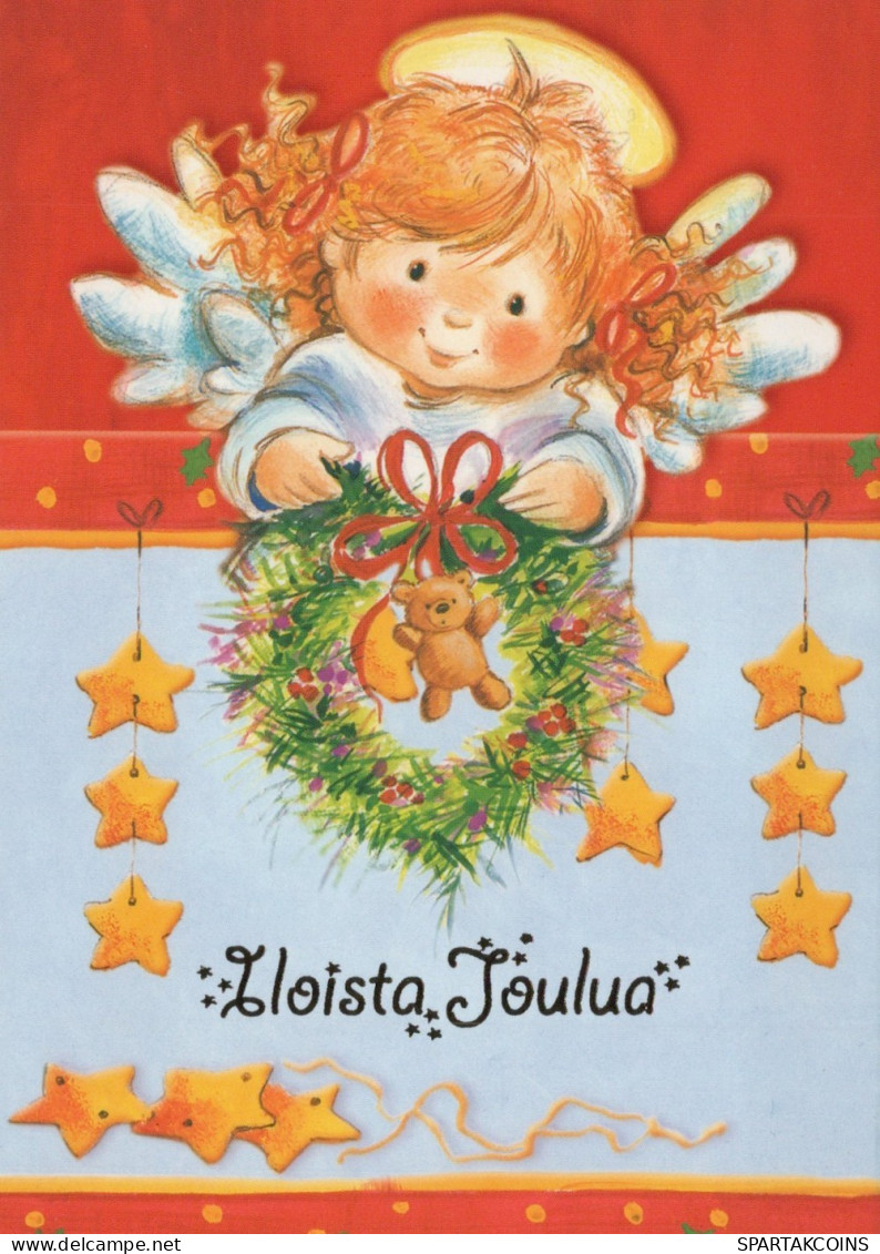 ÁNGEL NAVIDAD Vintage Tarjeta Postal CPSM #PAJ375.ES - Anges