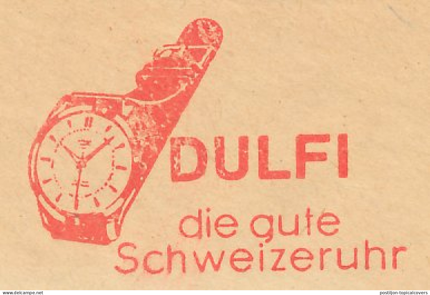 Meter Cut Germany 1956 Watch - Dulfi - Clocks