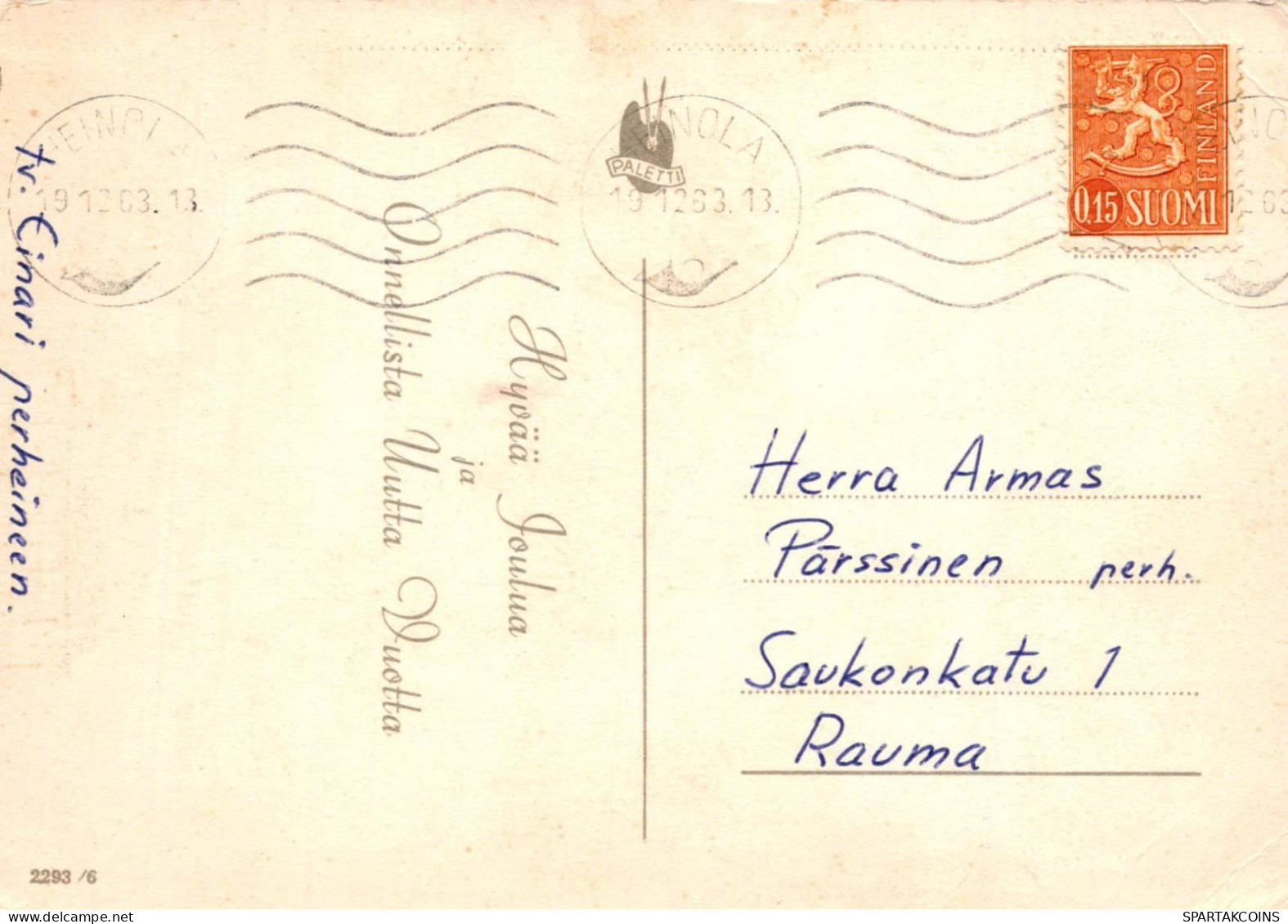 ANGE Noël Vintage Carte Postale CPSM #PBP526.FR - Anges