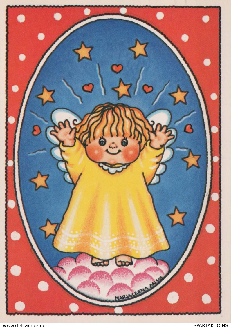ANGE Noël Vintage Carte Postale CPSM #PBP274.FR - Anges