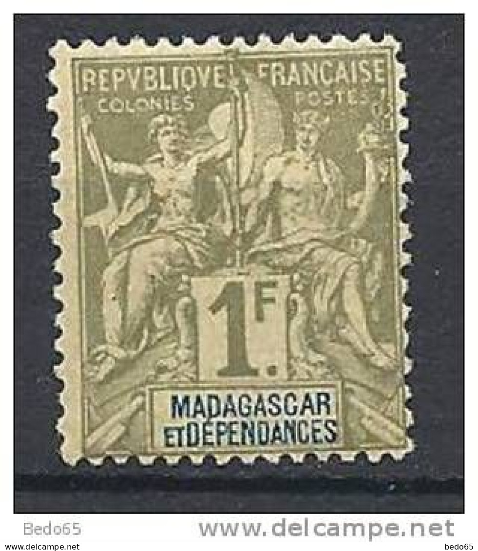 MADAGASCAR TYPE GROUPE  N° 41 NEUF* TTB - Unused Stamps