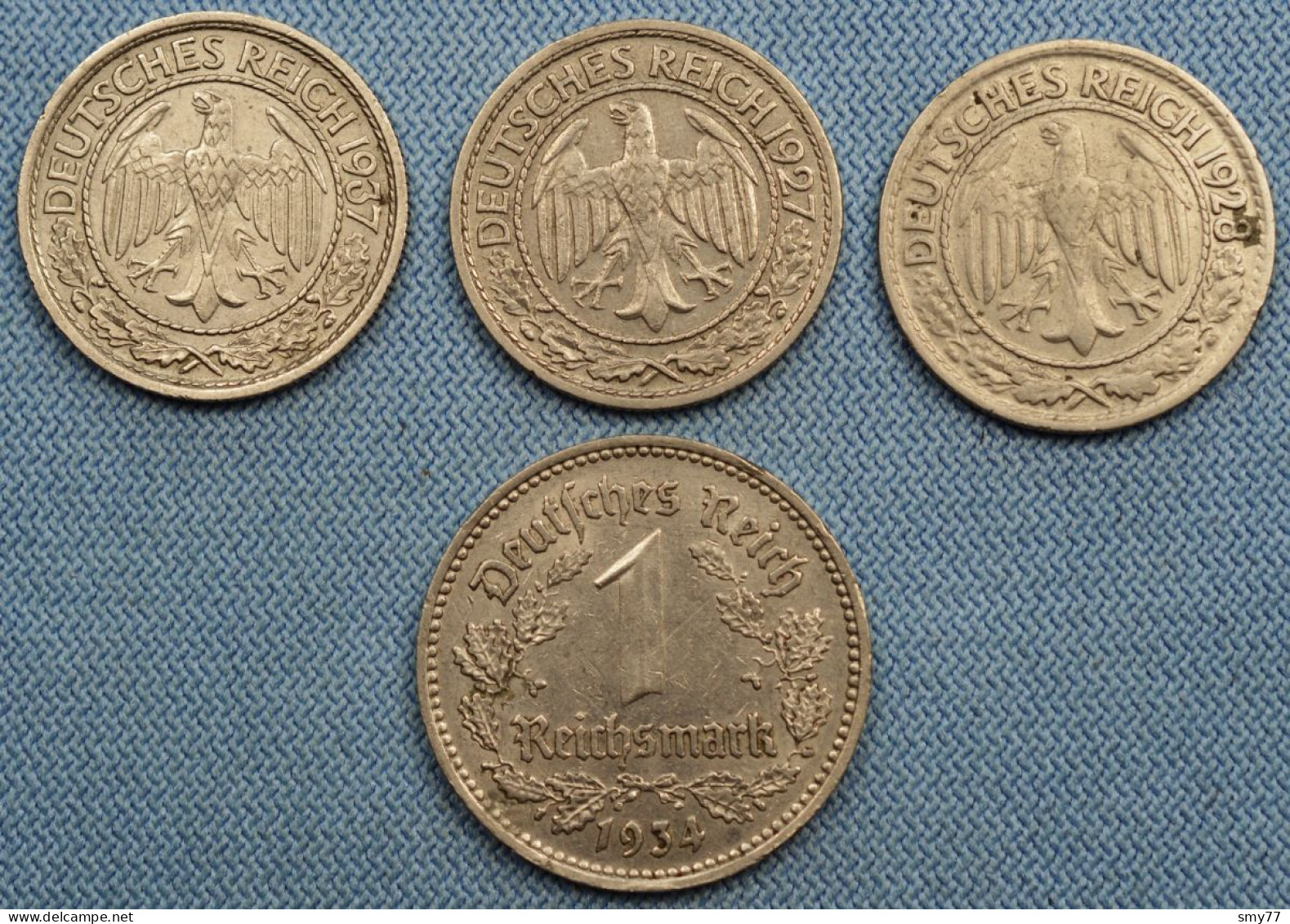 Germany / Deutschland • Lot  4x • See Details • Weimar + 3e Reich • Reichsmark / Allemagne / München • [24-612] - Other & Unclassified