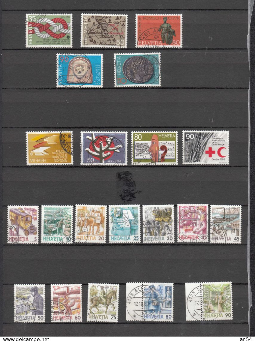 1986    LOT    OBLITERES       CATALOGUE SBK - Used Stamps