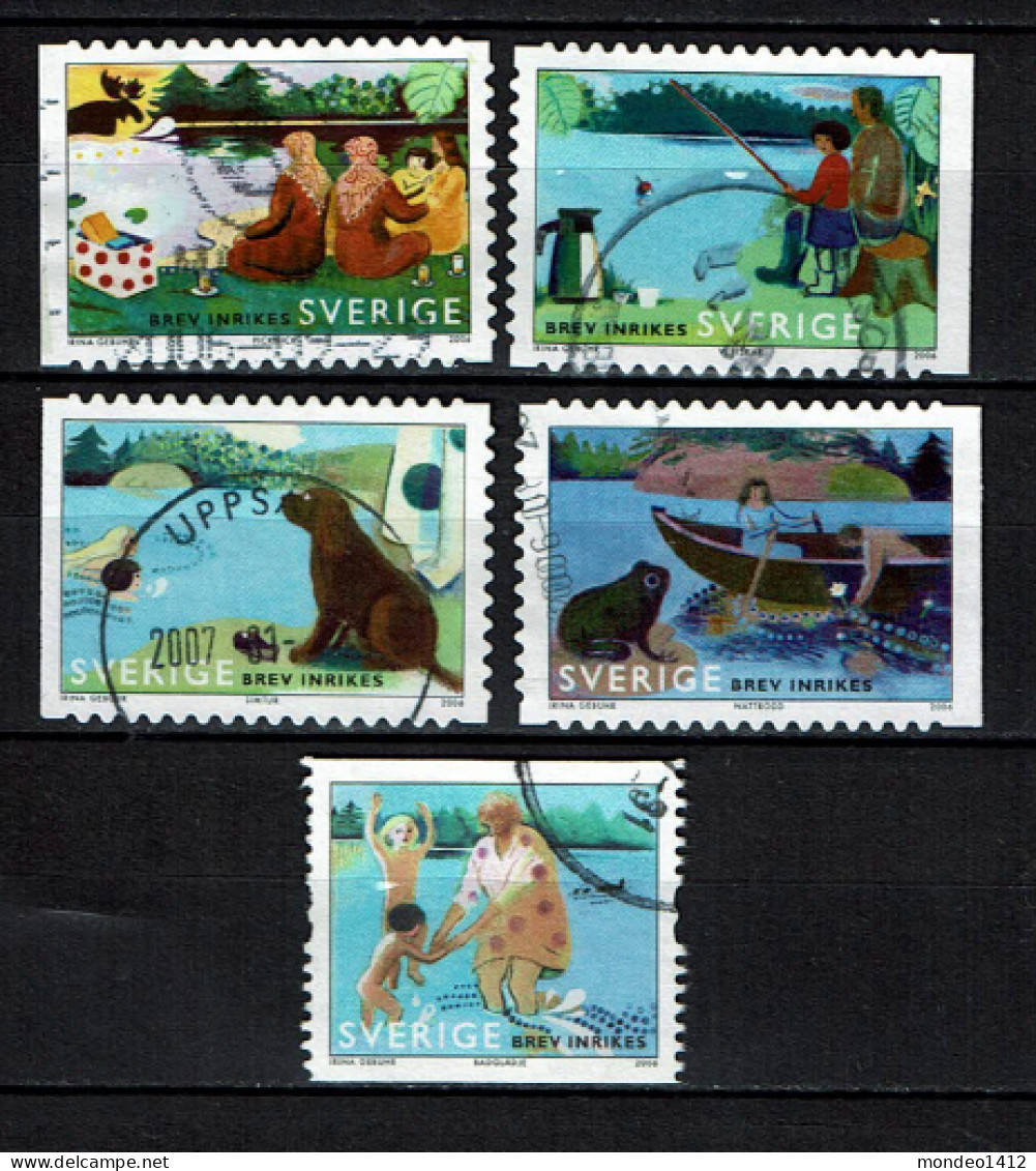 Sweden 2006 - Eté Au Bord Du Lac, Tourism - Summer By The Lake - Used - Used Stamps