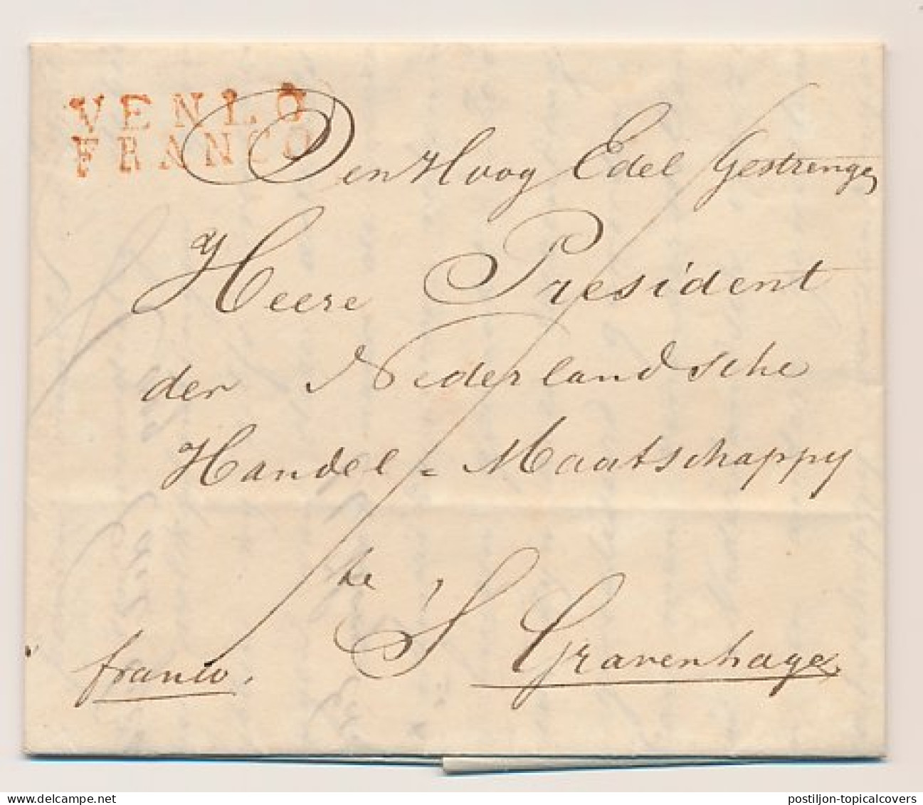 VENLO FRANCO - S Gravenhage 1829 - ...-1852 Voorlopers