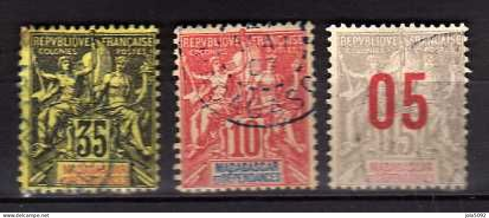 MADAGASCAR - 3 Timbres YT N° 43, 46 Et 111 - Gebruikt