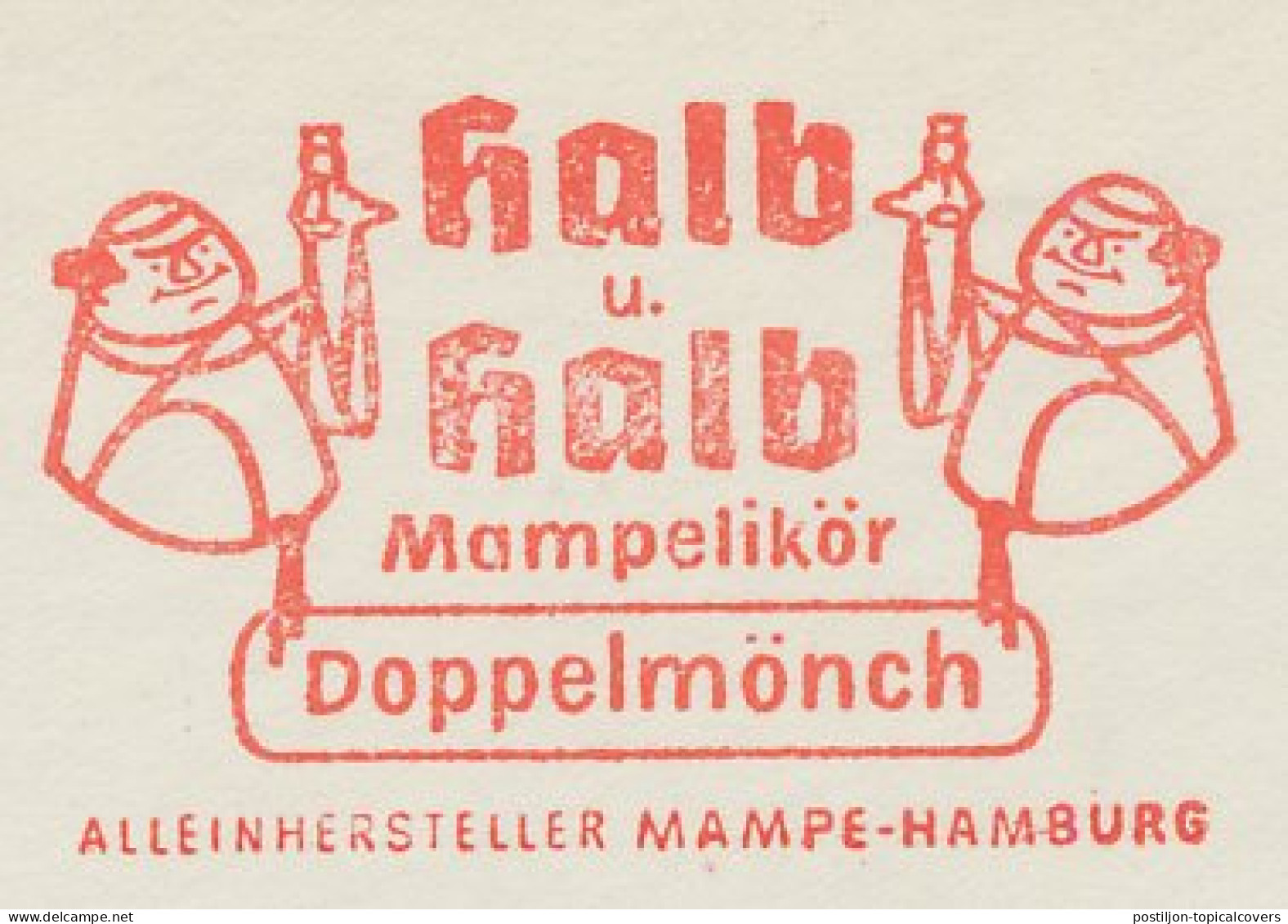 Meter Cut Germany 1958 Liqueur - Monk - Mampe - Vins & Alcools