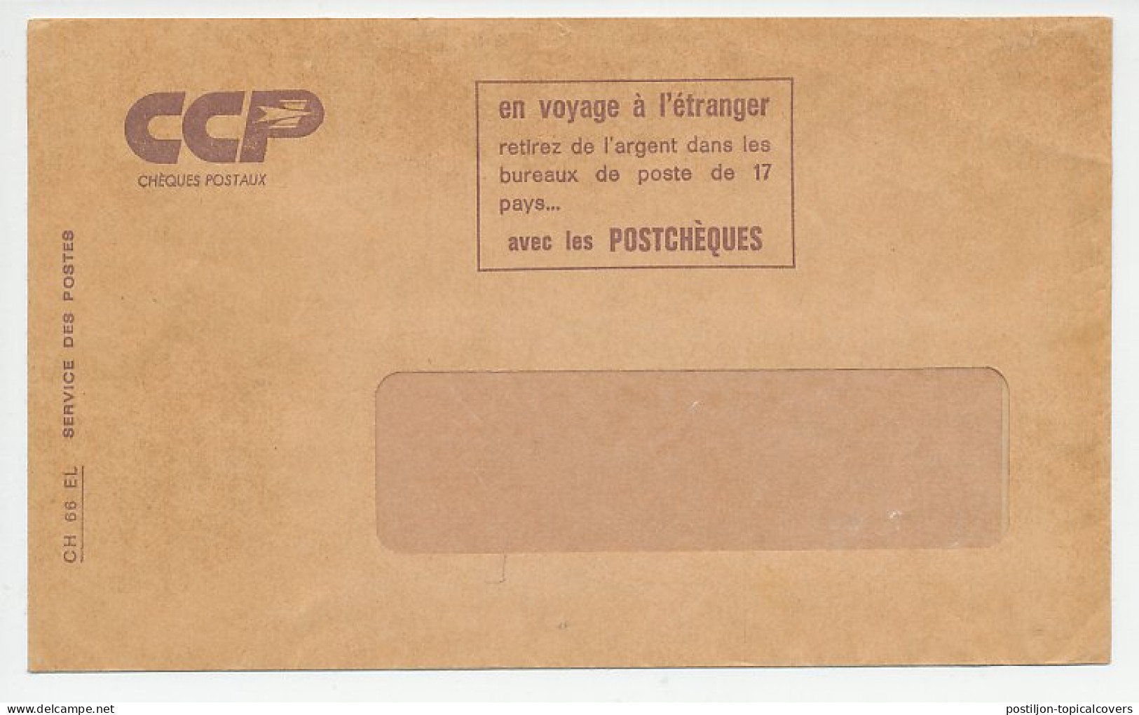 Postal Cheque Cover France Photographic Film - Fotografía