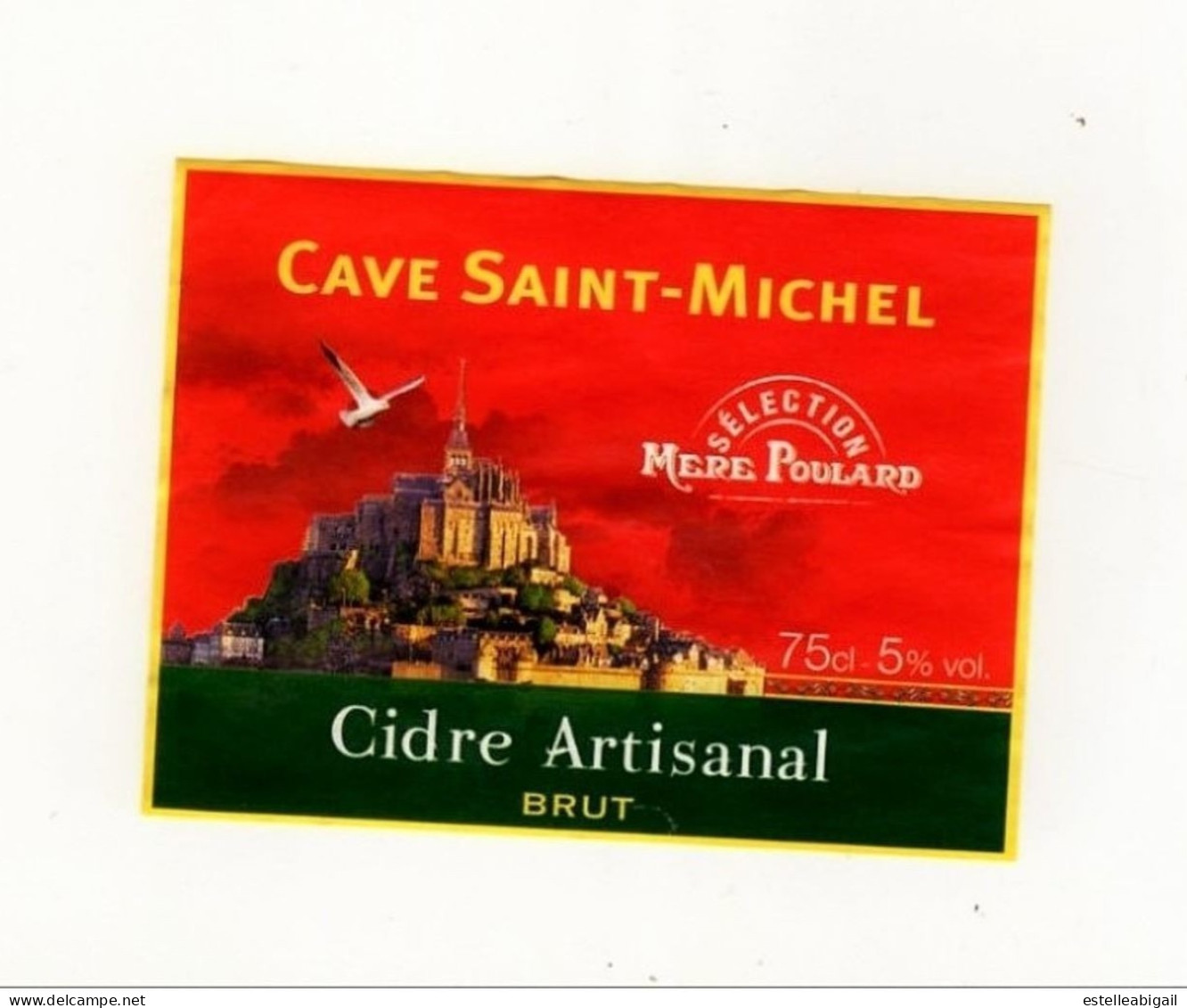 Etiquette Cidre  Cave Saint-Michel - Sonstige & Ohne Zuordnung