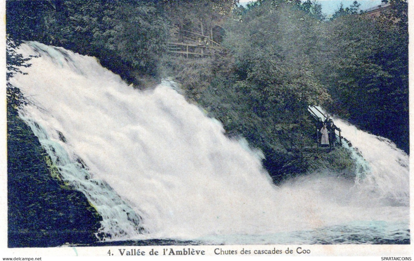 BELGIO COO WATERFALL Provincia Di Liegi Cartolina CPA Unposted #PAD194.IT - Stavelot