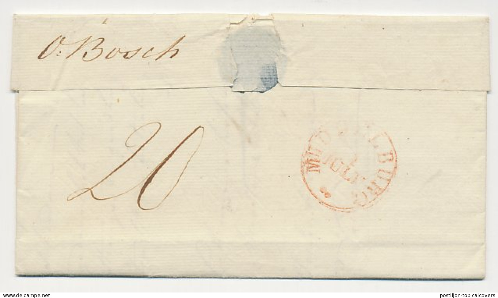 Distributiekantoor Oudenbosch - Breda - Middelburg 1841 - ...-1852 Voorlopers