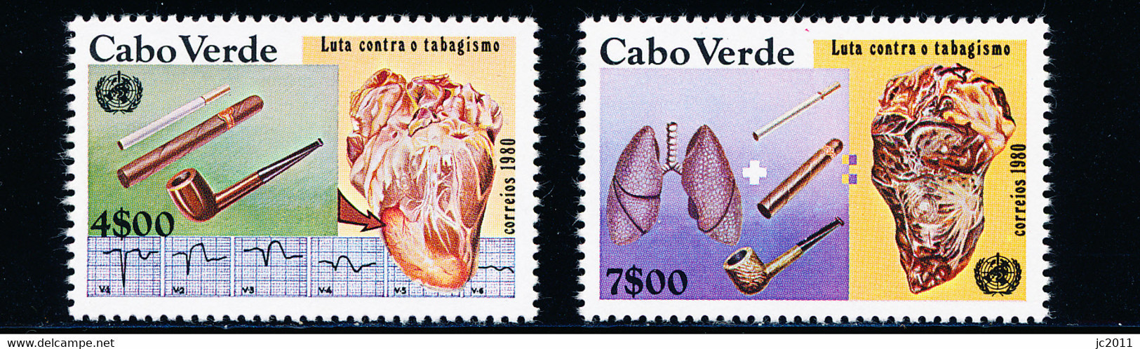 Cabo Verde - 1980 - Smoking / Fight Against - World Health Day - MNH - Kaapverdische Eilanden