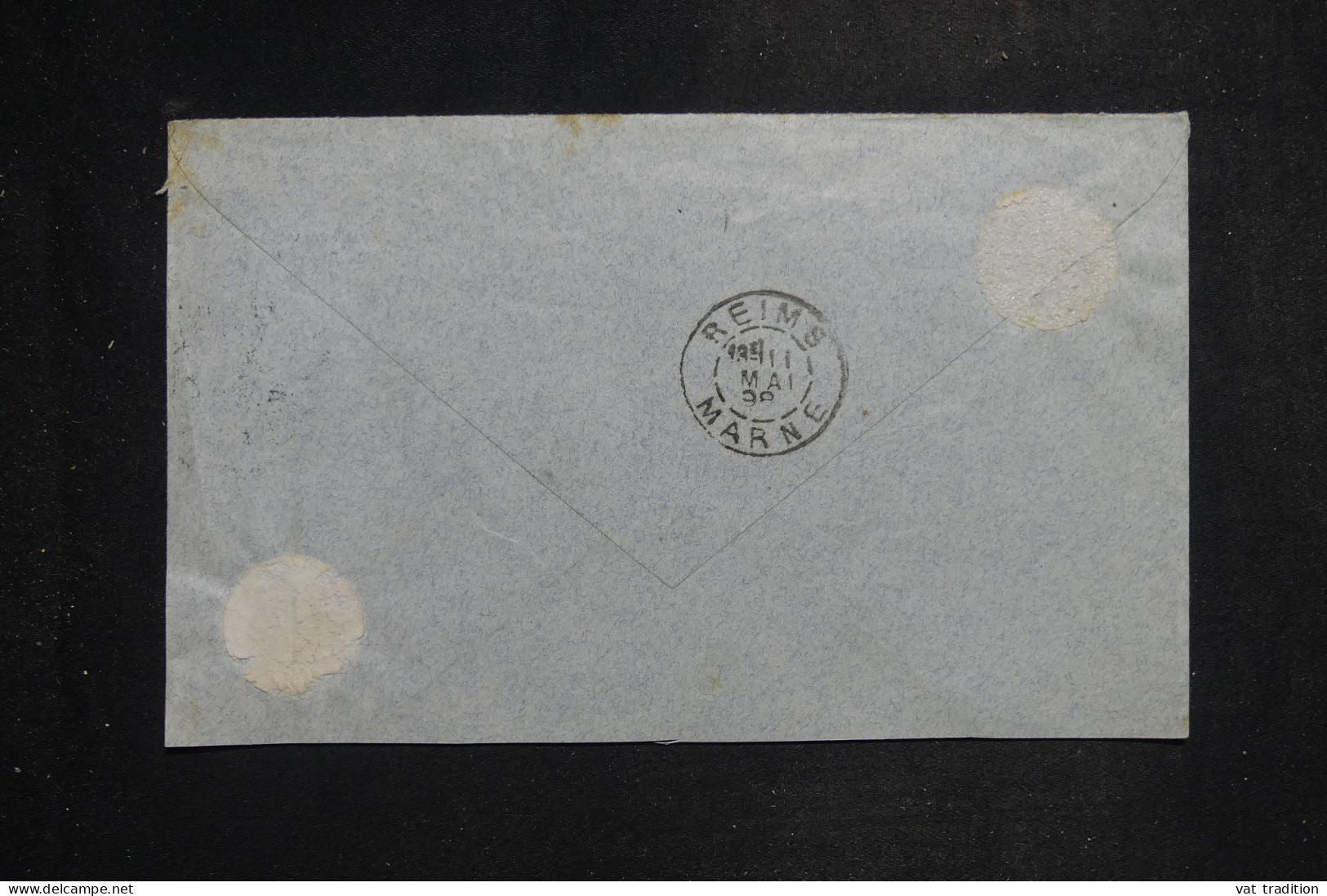 RUSSIE - Enveloppe ( Retaillée En Bas )  De Warszawa Pour La France ( Reims ) En 1898 - L 151775 - Storia Postale