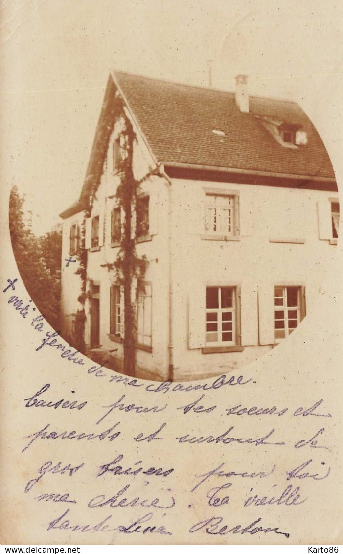 Sultz , Soultz , Haut Rhin * Carte Photo 1911 * Maison Habitation Du Village - Soultz