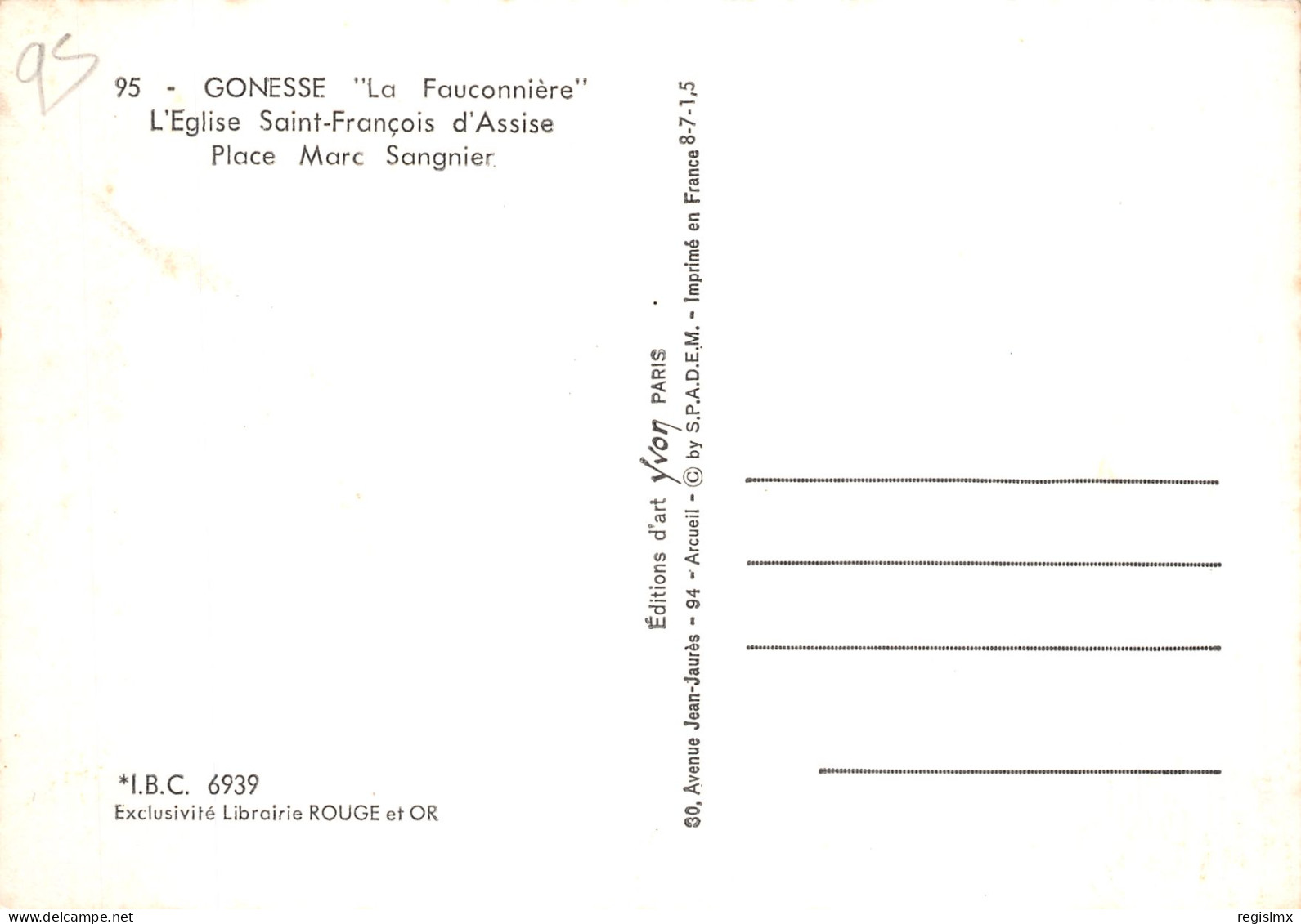 95-GONESSE-N°T2170-D/0381 - Gonesse