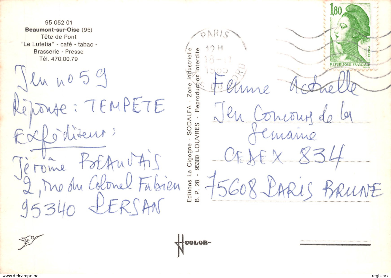 95-BEAUMONT SUR OISE-N°T2170-D/0193 - Beaumont Sur Oise