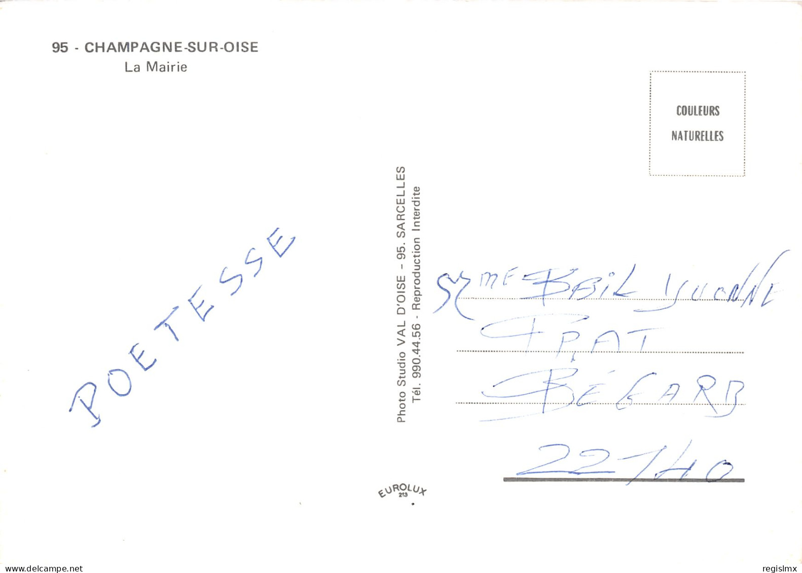 95-CHAMPAGNE SUR OISE-N°T2171-B/0253 - Champagne Sur Oise