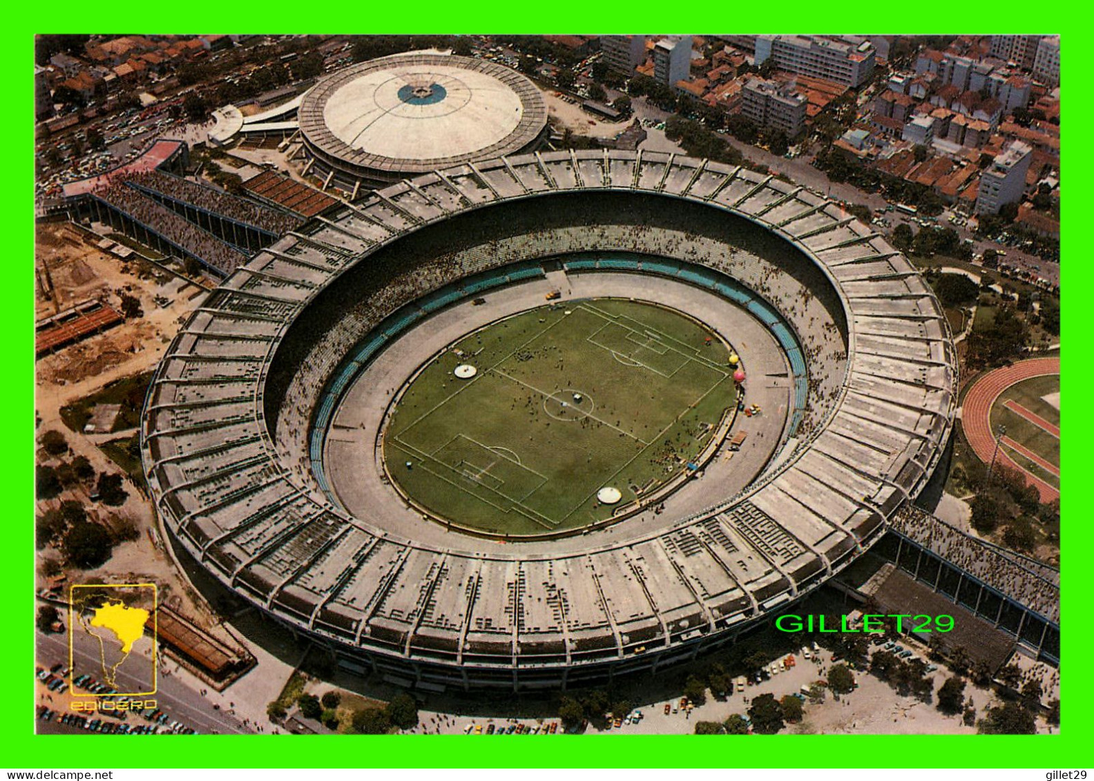 RIO DE JANEIRO, BRESIL - AERIAL VIEW OF MARIO FILHO STADIUM, MARACANA - - Rio De Janeiro