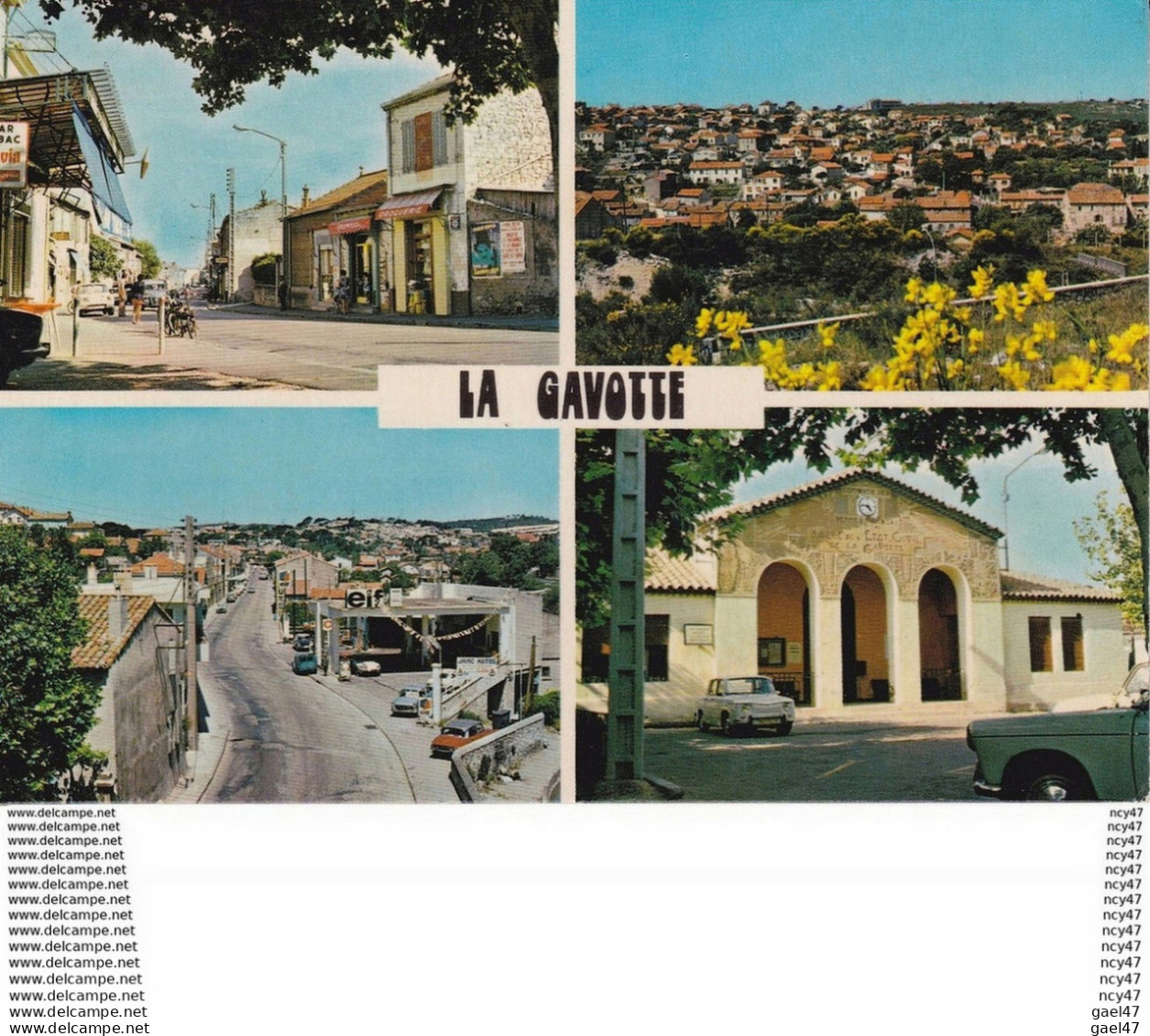 CPSM/gf  (13)  LA GAVOTTE.   Multivues. ..T614 - Roquefavour
