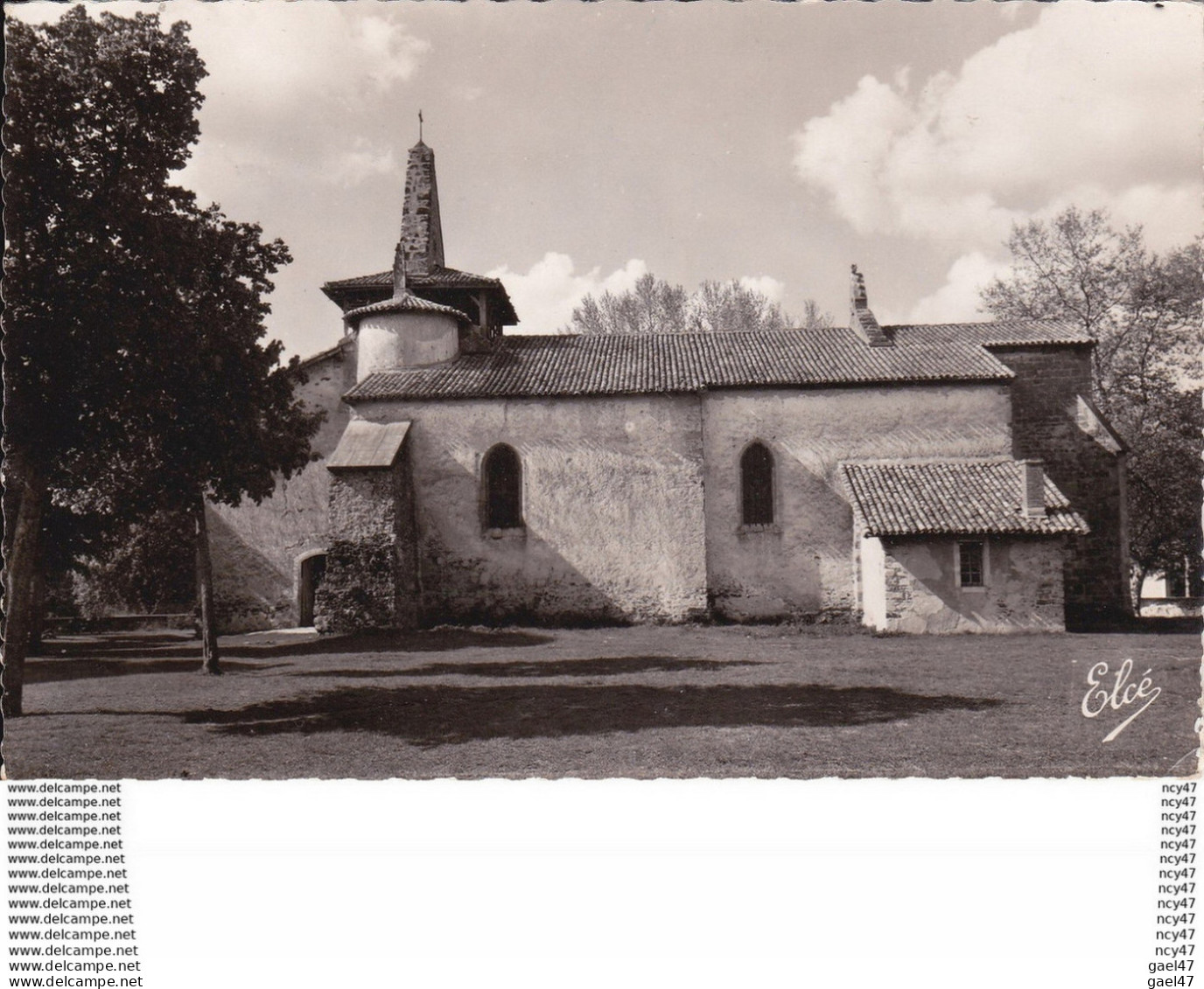 CPSM/pf.(40)  MOUSTEY.  L'église St-Martin. ..D667 - Kirchen U. Kathedralen