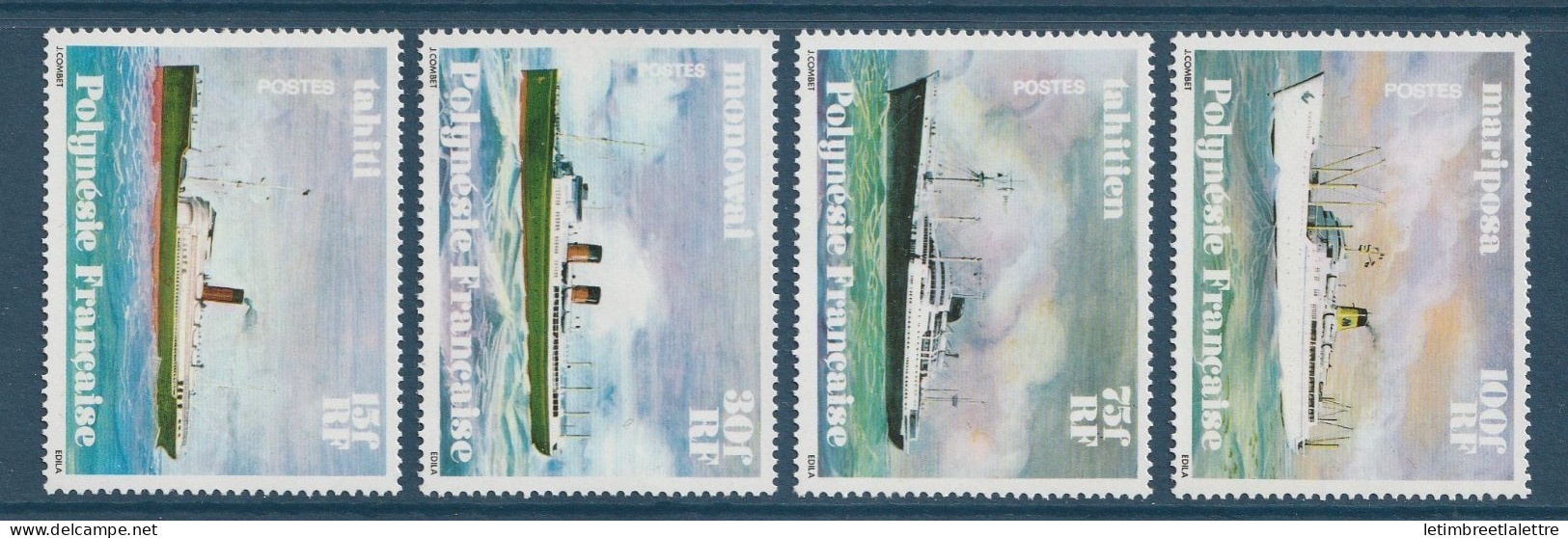 Polynésie - YT N° 124 à 127 ** - Neuf Sans Charnière - 1978 - Unused Stamps