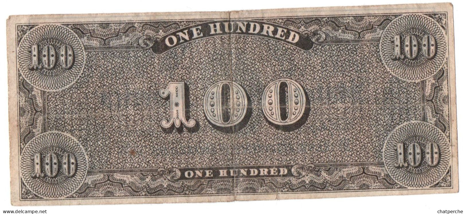 POUR COLLECTIONNEUR FAUX-BILLET FAKE 100 ONE HUNDRED DOLLARS THE CONFEDERATE UNITED STATES OF AMERICA - Collezioni