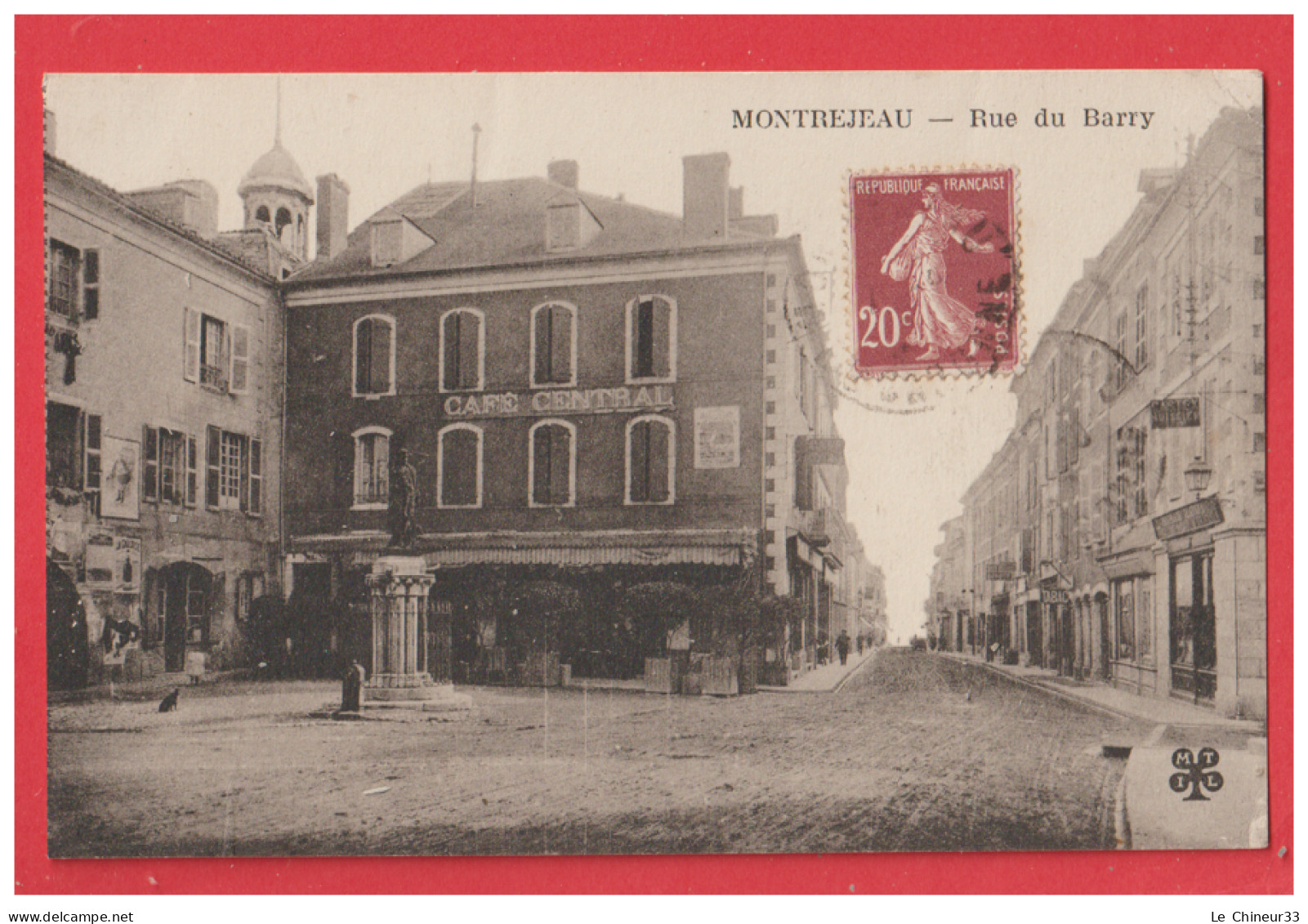 31 - MONTREJEAU - Rue Du Barry -- Café Central - Montréjeau