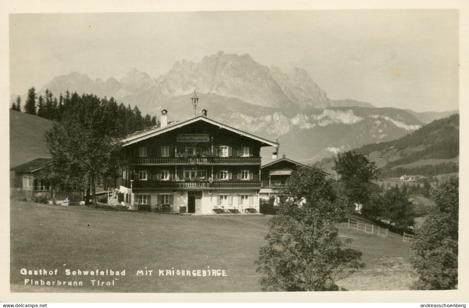 Fieberbrunn - Gasthof Schwefelbad Mit Kaisergebirge - Kitzbühel