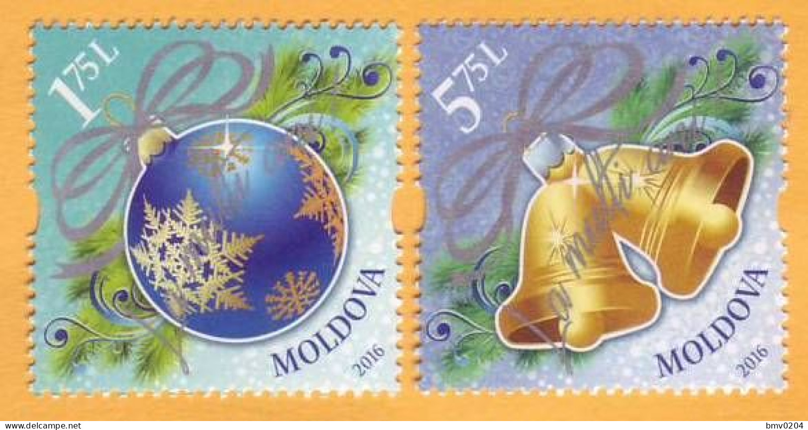 2016  Moldova Moldavie Moldau  Happy New Year!  1v Mint - New Year