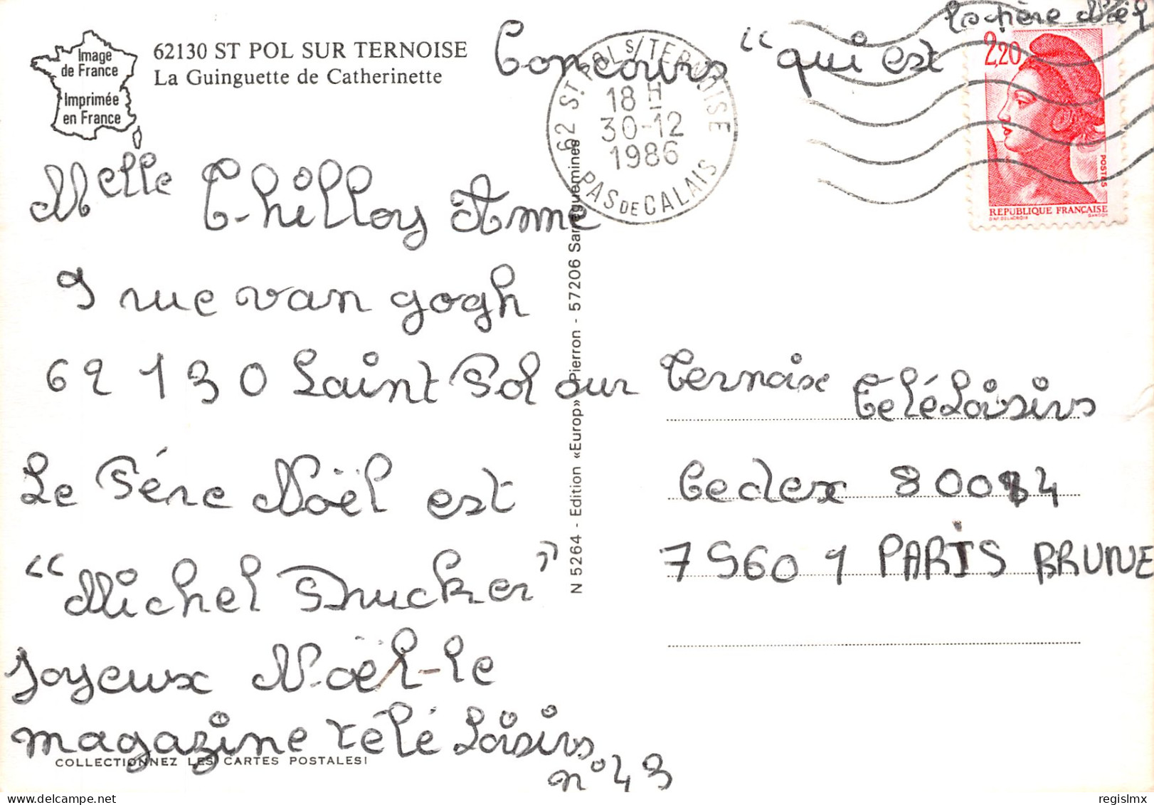 62-SAINT POL SUR TERNOISE-N°T2176-A/0305 - Saint Pol Sur Ternoise