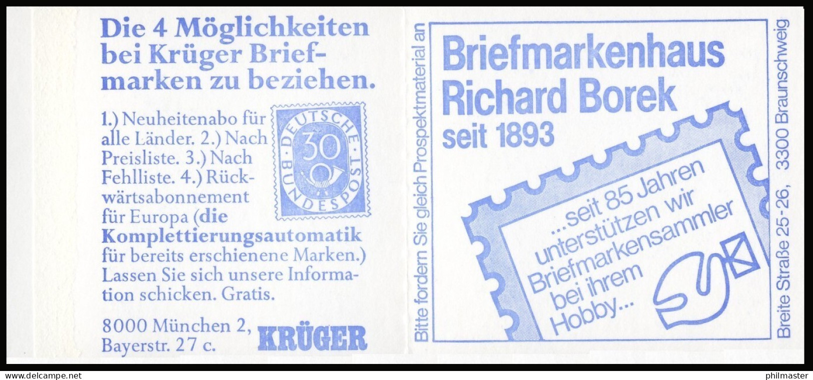 22Ii MH BuS Krüger/Borek - Mit PLF IV ** - 1971-2000
