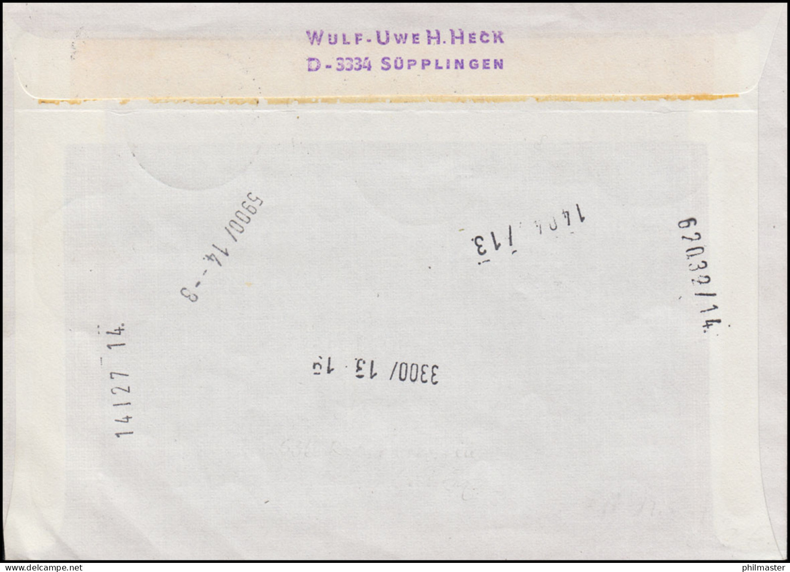 536AI Bus Im 5er-Streifen MeF Eil-Brief FRÜHVERWENDUNG Königslutter/Elm 13.5.77 - Rollo De Sellos