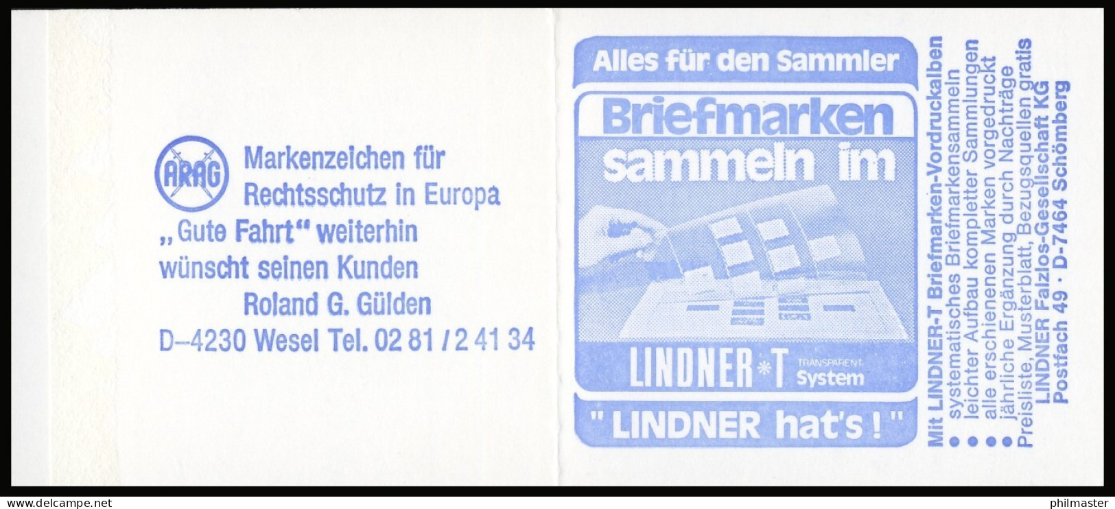 22In MH BuS ARAG Buchdruck Mit PLF II Verbindung Dachbalken ** - 1971-2000