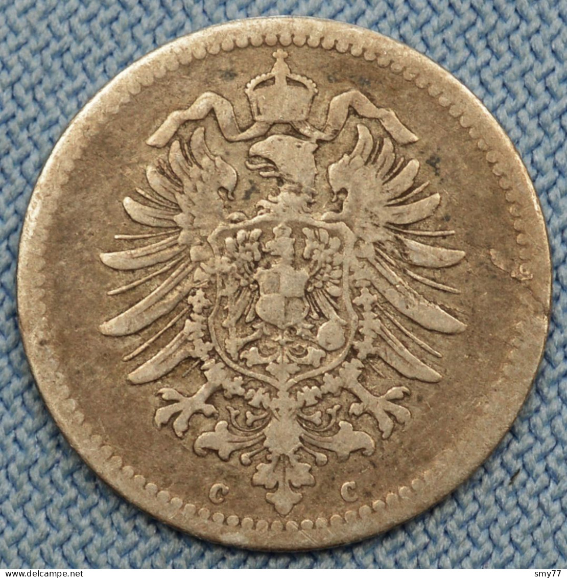 Germany / Deutschland • 50 Pfennig  1876 C •  Allemagne • [24-614] - 50 Pfennig