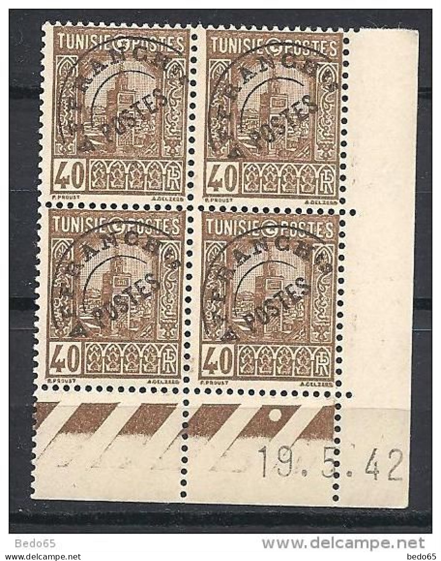 TUNISIE PREO COIN DATE 1942  N ° 2 NEUF** LUXE - Unused Stamps