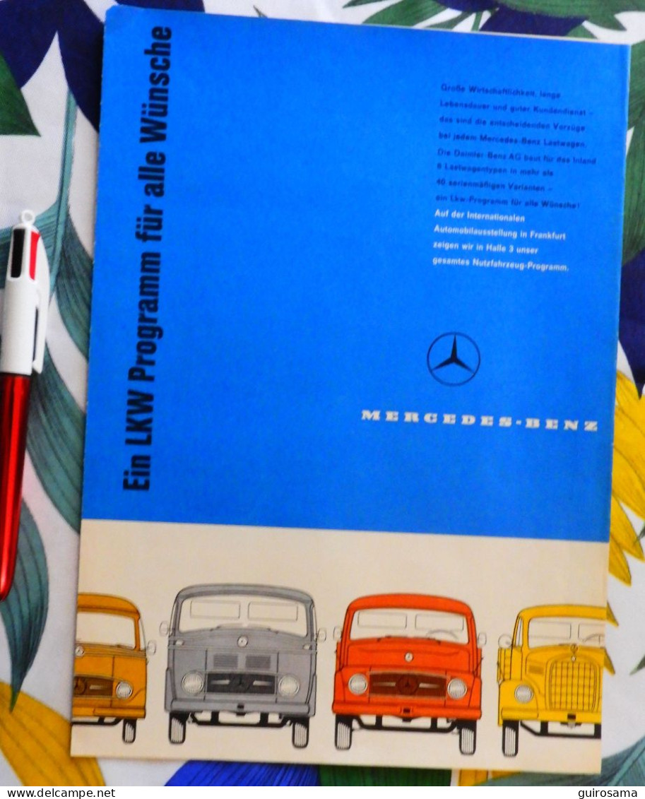 Catalogue  Mercedes-Benz L319, Kipper - 1959 - Bus, Chantier, Pompier - Automovilismo