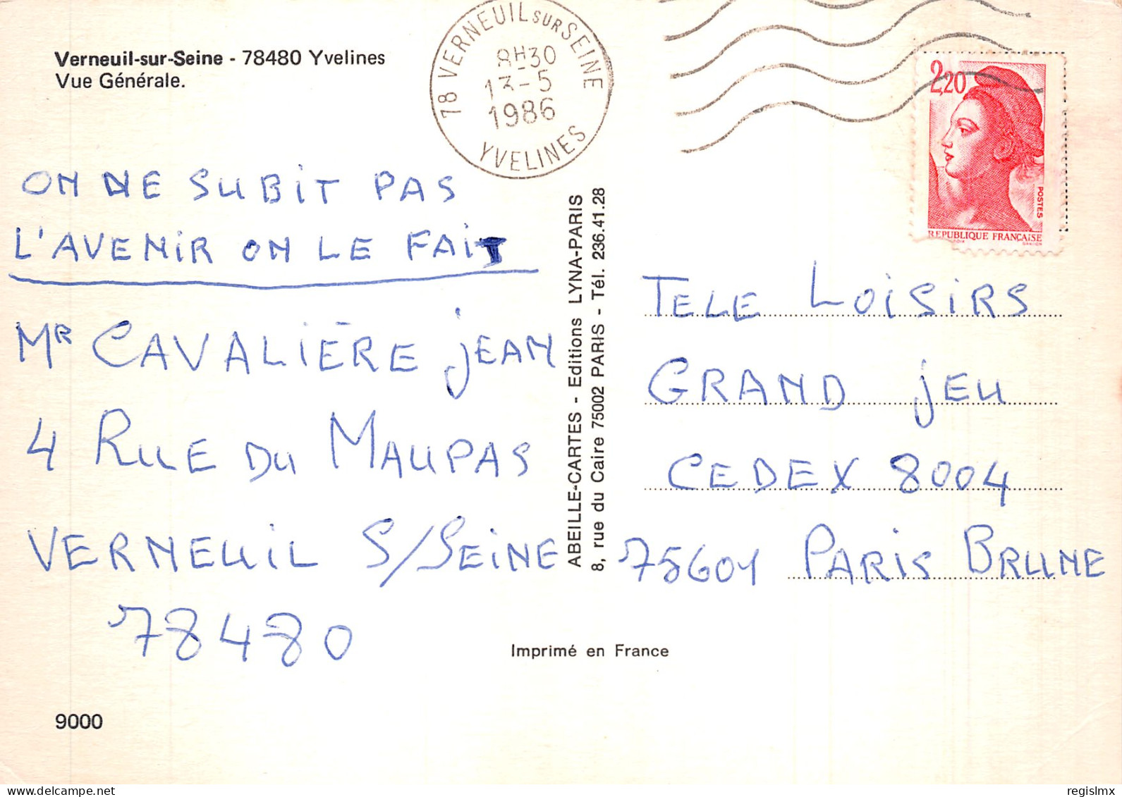 78-VERNEUIL SUR SEINE-N°T2179-D/0277 - Verneuil Sur Seine