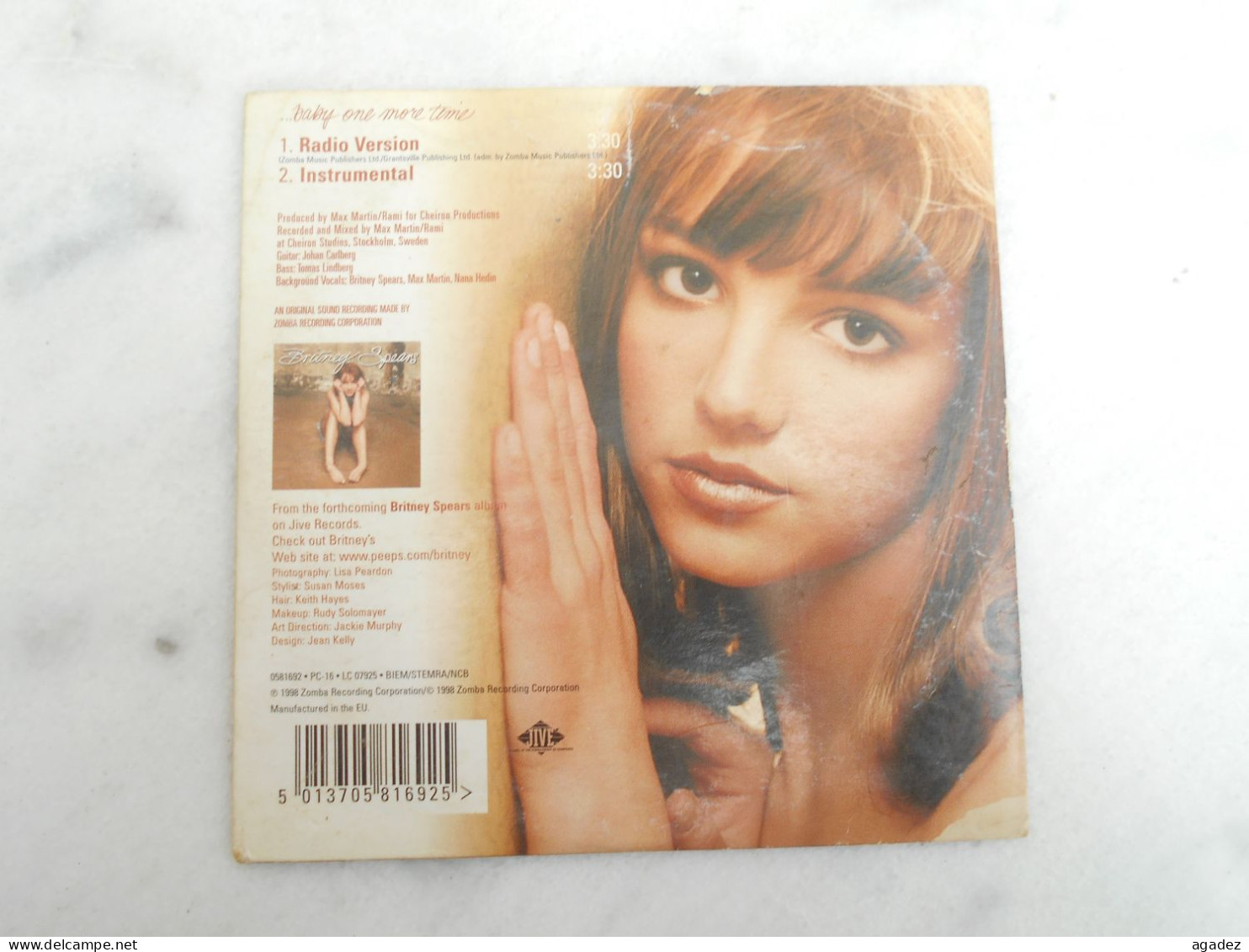 CD Single Britney Spears Baby One More Time - Other - English Music