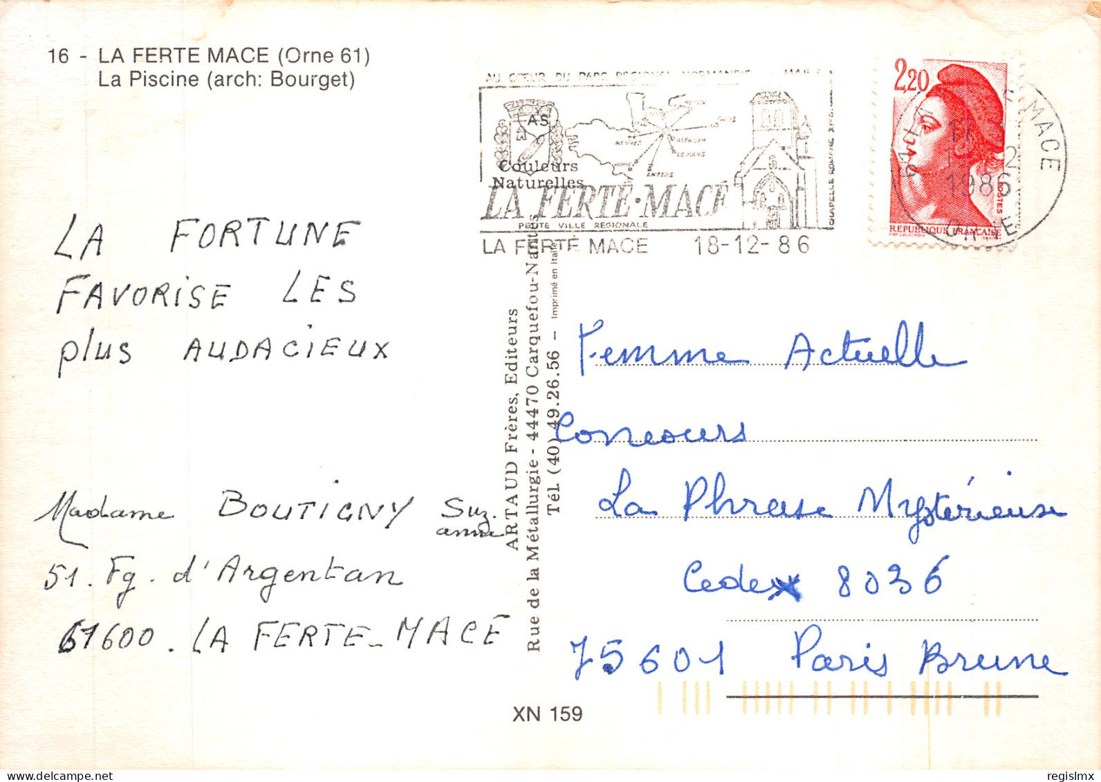 61-LA FERTE MACE-N°T2181-A/0121 - La Ferte Mace
